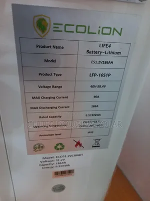 10kwh Ecolion Lithium Battery