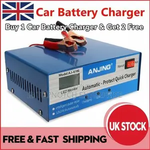 Triple Your Peace of Mind: Buy 1 Car Battery Charger, Get 2 Units Free