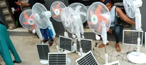 Fan Standing Solar Lights