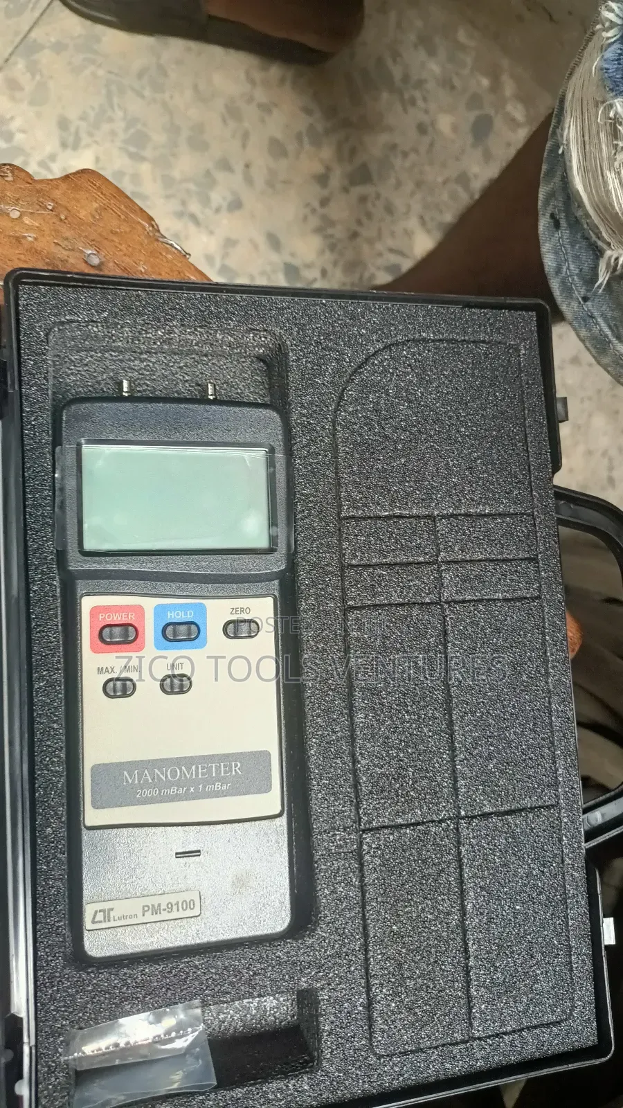 Lutron Pm-9100 Manometer, 2000 Mbar, Differential Input