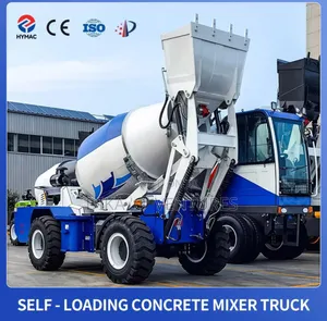 Self Loading Concrete Mixer Truck