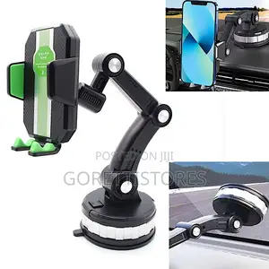 Universal One Button Pop-Up Suction Phone Holder