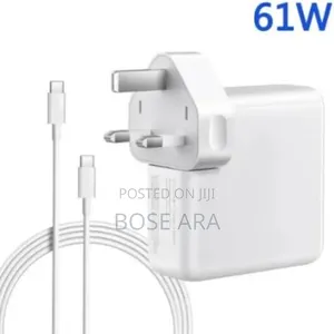 Mac Book Charger- 61w Usb Type C Power Adapter Plug With Type C Cable