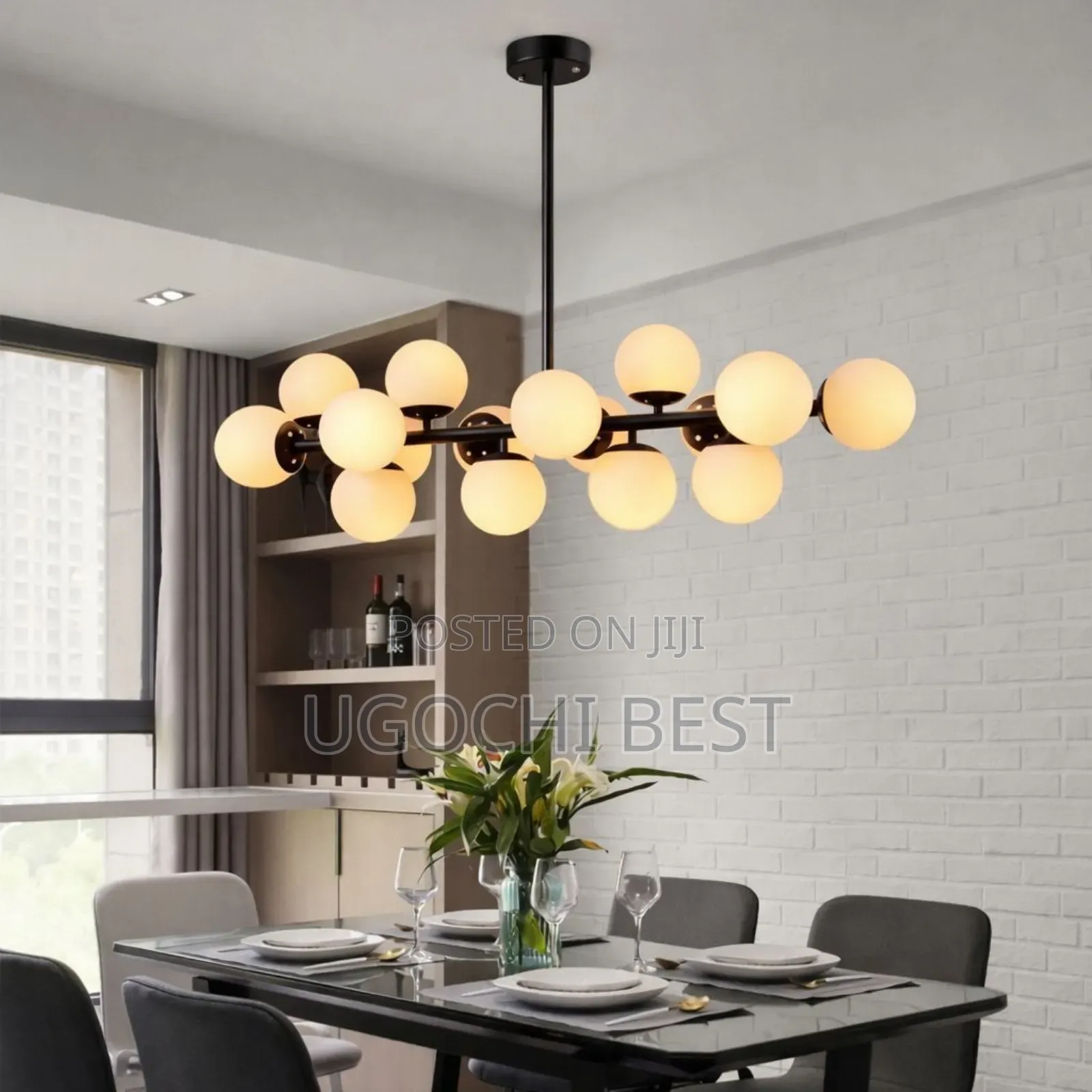 Modern Black Chandelier Lights