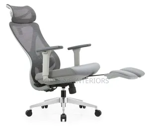 Mesh Office Chair With Footrest