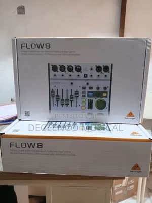 Flow 8 Beringer 8-Input Digital Mixer With Bluetooth Audio and App