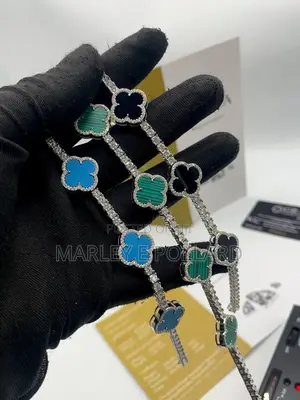 Quality Original Sterling Silver Van Cleef Vca Color Bracelet