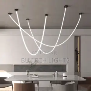 Led Silicone Tube Chandelier