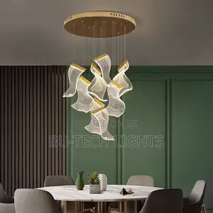 Wavy Ribbon Design Chandelier