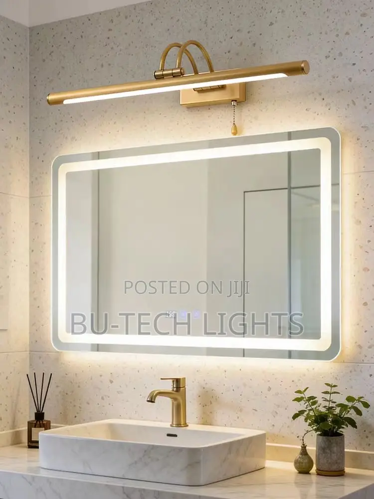 Gold Led Mirror Front Wall Lamp