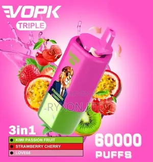 60,000 Puffs 3in1 Switchable Disposable Vape Shisha
