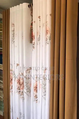 Gold Turkish Curtains With Accessories