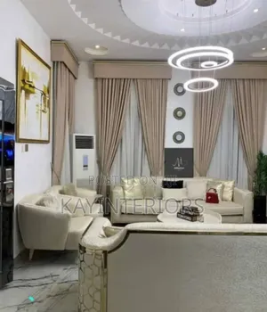 Beige Turkish Matt Curtains With Accessories