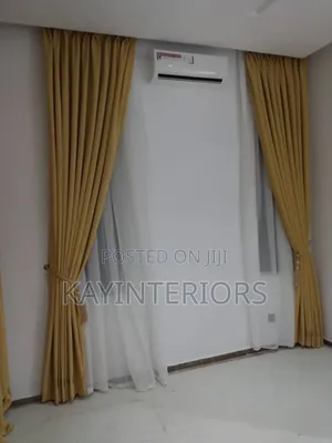 Gold Turkish Curtains With Accessories