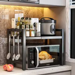 1 Tier Expandable Microwave Stand