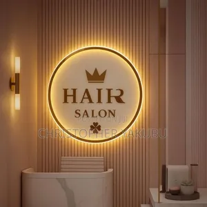 Both Indoor and Outdoor Signage With Light and Without