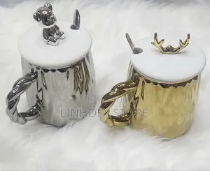 Luxury Fancy Ceramic Mug With Lid