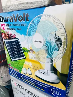 Duravolt Table Rechargeable Solar Fan