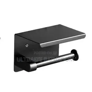 Black Phone Top Tissue Paper Holder