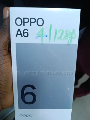 New Oppo A6 128 GB Black