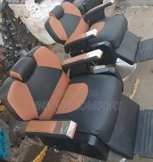 Imported Executive Salon Rolling Recliner Barber Chair