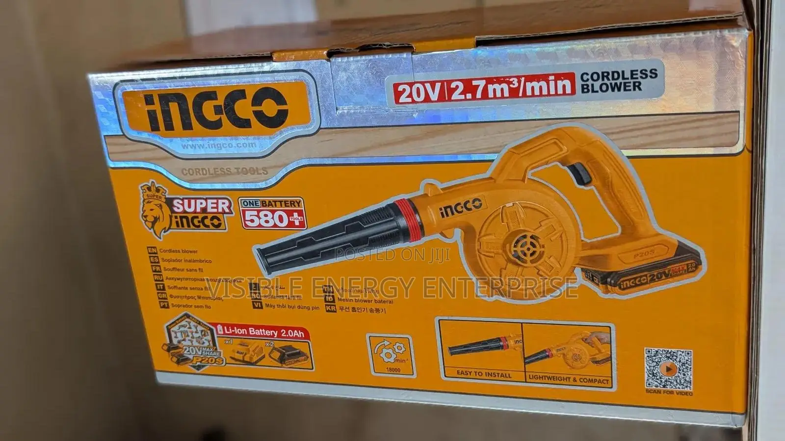 Ingco 20v Cordless Blower