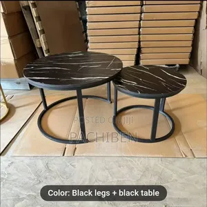 2pcs Faux Marble Centre Table