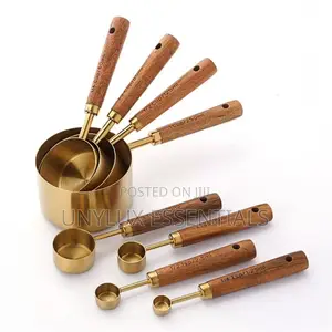 Gold Measuring Spoon Set