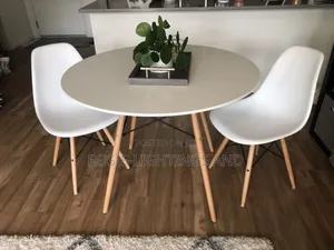 Strong Plastic Dinning Table and 2 Chairs