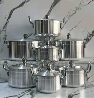 Tornado Aluminium Cooking Pot Sets 7 Pieces