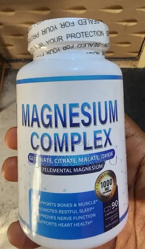 7 Elemental Magnesium Complex; Glycinate Citrate, 1000mg 90 Tablets