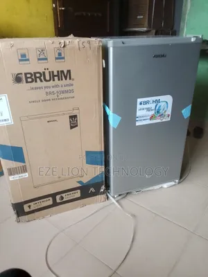 Available Single Door 90litre (Brs- 93mmds) Bruhm Refrigdg + 2shelves