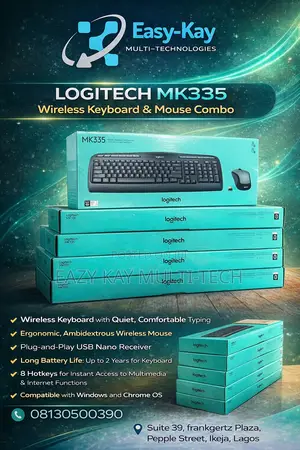 Logitech Mk 335 Wireless Keyboard