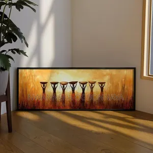 Abstract Modern People Landscape Oil Printing on Canvas