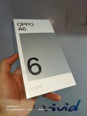 New Oppo A6 256 GB Blue