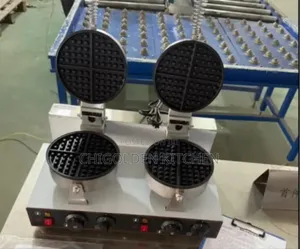 Double Waffle Maker Non-Stick Plates