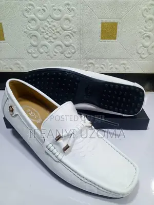 High Quality White Color Loafers Shoe