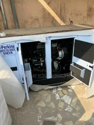 <> New and Improved 50kva Perkins England Made Silent Soundproof Gen <