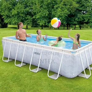 Prism Frame Chevron Rectangular Pool 400x200x100 Cm