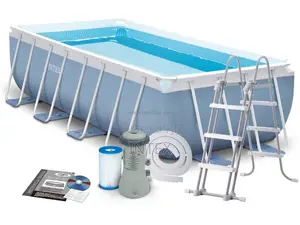 Intex Prism Frame Pool ,Rectangular With Filter Pump Ladder
