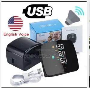 Bp Usb Chargeable Voice Digital Wrist Blood Pressure Monitor