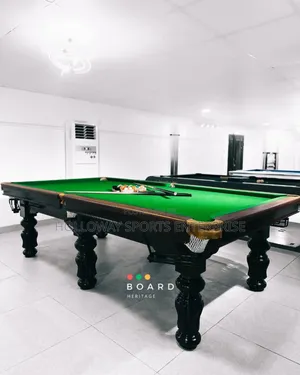 12ft British Marble Pool Table