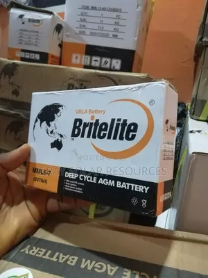 12v 7ahs Britelite Gel Battery