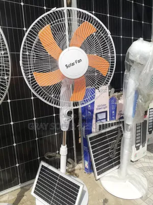Solar Fan With Panels and Bulbs