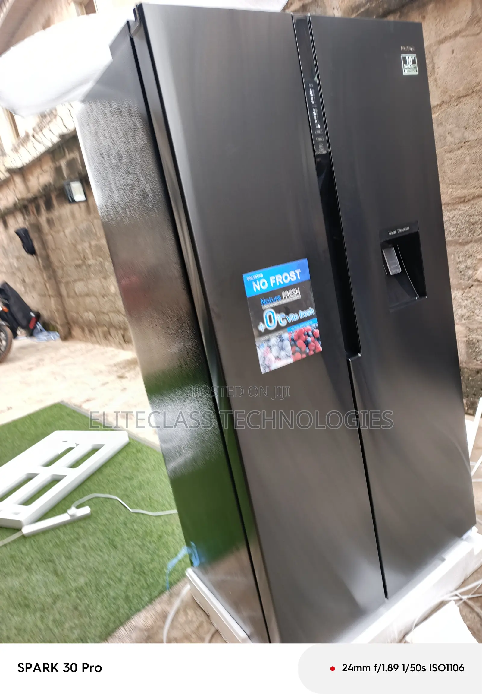 Polystar Side by Side Refrigerator 520 Litres