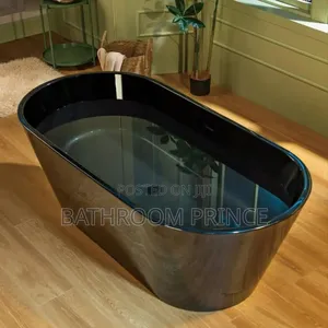 Black England Freestand Acrylic Bathtub
