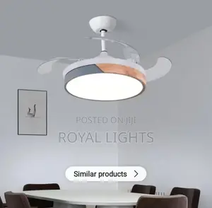 Exclusive Led Fan Chandelier With Bluetooth Speaker
