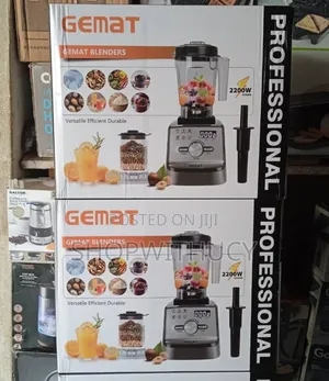 Gemat 3l Digital Double Cup Blender With 9850 Pure Copper Motor