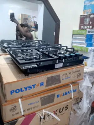 Polystar Inbuilt Gas Hob With Four Cooking Zones