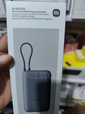 Xiaomi 20,000mah Power Bank Integrated Cable